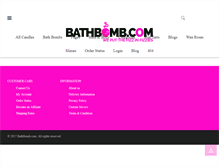 Tablet Screenshot of bathbomb.com